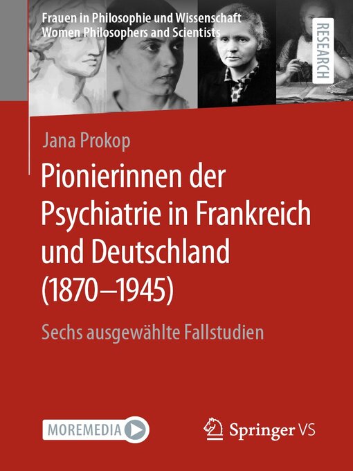 Title details for Pionierinnen der Psychiatrie in Frankreich und Deutschland (1870 – 1945) by Jana Prokop - Available